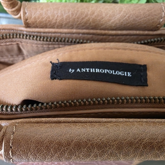 Anthropologie Tobacco Mini Bag With Textured Detailing-Crossbody Strap - Picture 9 of 10